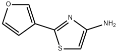 4-Amino-2-(3-furyl)thiazole 结构式