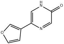 5-(3-Furyl)-2-hydroxypyrazine 结构式