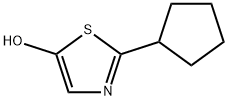 2-(Cyclopentyl)-5-hydroxythiazole 结构式