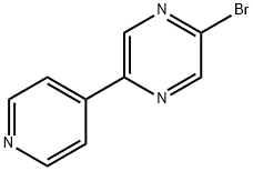 2-溴-5-(吡啶-4-基)吡嗪 结构式