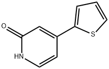 2-Hydroxy-4-(2-thienyl)pyridine 结构式