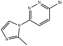 3-Bromo-6-(2-methylimidazol-1-yl)pyridazine 结构式