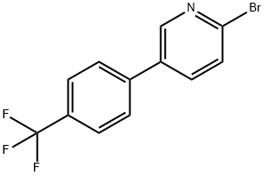 2-Bromo-5-(4-trifluoromethylphenyl)pyridine 结构式