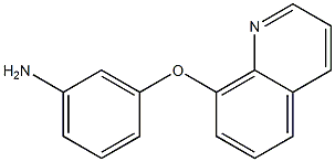 3-(8-QUINOLINYLOXY)ANILINE 结构式