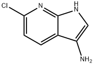 6-氯-1H-吡咯并[2,3-B]吡啶-3-胺 结构式