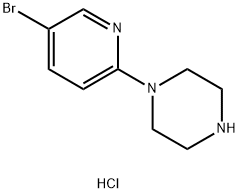 1-(5-BROMOPYRIDIN-2-YL)PIPERAZINE DIHYDROCHLORIDE 结构式