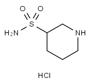 哌啶-3-磺酰胺盐酸盐 结构式