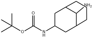 tert-butyl N-{9-aminobicyclo[3.3.1]nonan-3-yl}carbamate 结构式