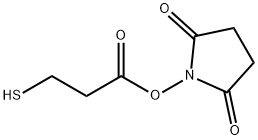 3-巯基丙烷基-N-羟基琥珀酰亚胺酯 结构式