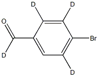 4-bromobenzaldehyde-d4 结构式