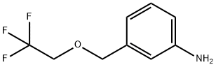 3-[(2,2,2-trifluoroethoxy)methyl]aniline 结构式