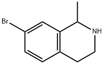 7-BROMO-1-METHYL-1,2,3,4-TETRAHYDROISOQUINOLINE 结构式