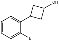 3-(2-溴苯基)环丁醇 结构式