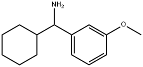 环己基(3-甲氧基苯基)甲胺 结构式
