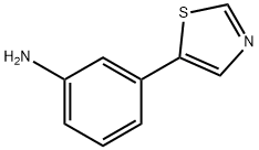 3-(5-噻唑基)苯胺 结构式