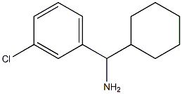 (3-氯苯基)(环己基)甲胺 结构式