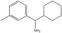 环己基(间甲苯基)甲胺 结构式