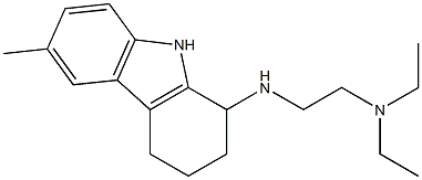 N-[2-(diethylamino)ethyl]-N-(6-methyl-2,3,4,9-tetrahydro-1H-carbazol-1-yl)amine 结构式