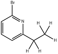 2-Bromo-6-(ethyl-d5)-pyridine 结构式