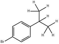 4-(iso-Propyl-d7)bromobenzene 结构式