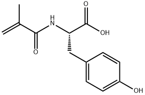 (S)-3-(4-HYDROXYPHENYL)-2-METHACRYLAMIDOPROPANOIC ACID 结构式