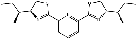 2,6-双((S)-4-((S)-仲丁基)-4,5-二氢噁唑-2-基)吡啶 结构式