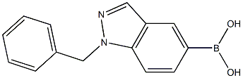 (1-benzyl-1H-indazol-5-yl)boronic acid 结构式