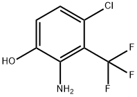 2-Amino-4-chloro-3-trifluoromethyl-phenol 结构式