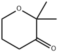 2,2-dimethyloxan-3-one 结构式