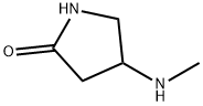 4-(甲基胺)吡咯烷-2-酮 结构式