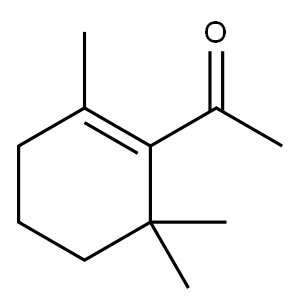 Ethanone, 1-(2,6,6-trimethyl-1-cyclohexen-1-yl)- 结构式