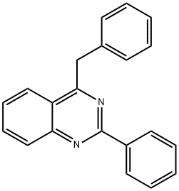 2-phenyl-4-benzylquinazoline 结构式