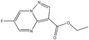 ethyl 6-fluoropyrazolo[1,5-a]pyrimidine-3-carboxylate 结构式