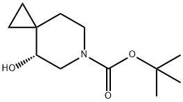 6-Azaspiro[2.5]octane-6-carboxylic acid, 4-hydroxy-, 1,1-dimethylethyl ester, (4R)- 结构式