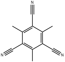 2,4,6-三氰基-1,3,5-三甲基苯 结构式