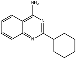 4-Amino-2-(cyclohexyl)quinazoline 结构式