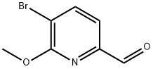 5-溴-6-甲氧基吡啶醛 结构式