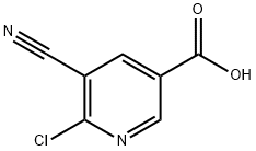 5-氰基-6-氯烟酸 结构式