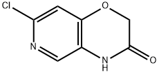 7-氯-2H-吡啶并[4,3-b][1,4]噁嗪-3(4H)-酮 结构式