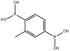 2-甲基-1,4-对苯二硼酸 结构式