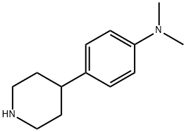 N,N-dimethyl-4-(piperidin-4-yl)aniline 结构式