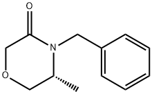 (5R)-5-methyl-4-(phenylmethyl)-3-morpholinone 结构式