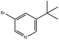 3-溴-5-叔丁基吡啶 结构式