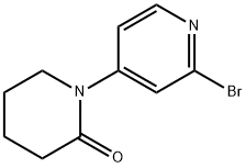 2-Bromo-4-(piperidon-1-yl)pyridine 结构式