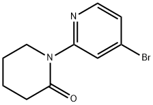 4-Bromo-2-(piperidon-1-yl)pyridine 结构式