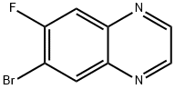 6-溴-7-氟喹喔啉 结构式