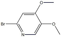 2-溴-4,5-二甲氧基吡啶 结构式