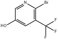 2-溴-3-三氟甲基-5-羟基吡啶 结构式