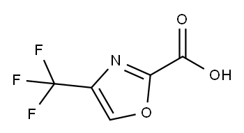 4-三氟甲基噁唑-2-甲酸 结构式