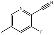 3-氟-5-甲基-2-吡啶甲腈 结构式